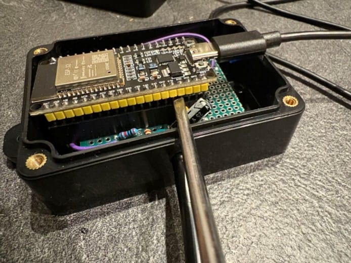 Retrait de l'esp32 du bluecapt